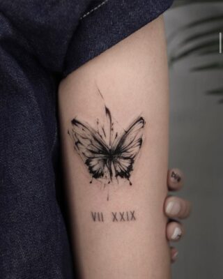 222+ hình xăm bướm độc đáo và phong cách nhất - Genztattoo