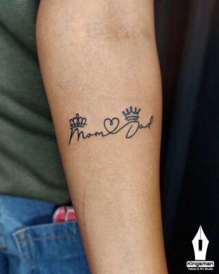 Top 999+ hình xăm chữ mom dad siêu độc đáo và ấn tượng - Genztattoo