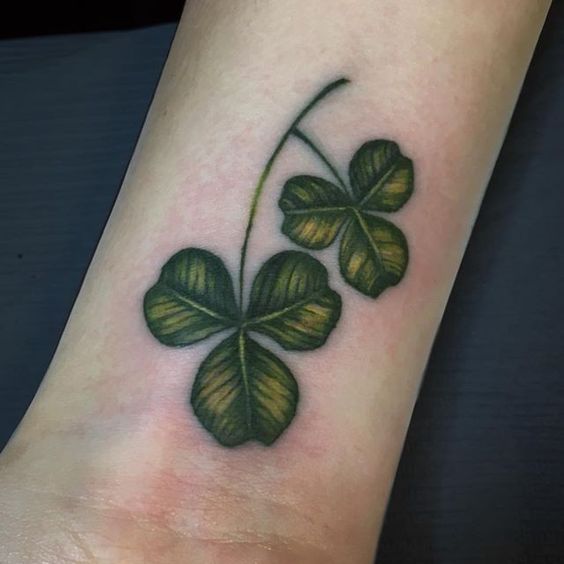 Thiết kế hình xăm cỏ 4 lá 666+ hình xăm hoa may mắn nhiều anh em đang tìm kiếm - Genztattoo