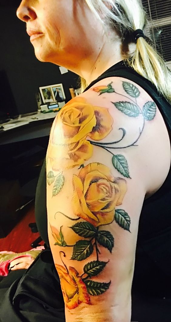 hình xăm hoa may mắn toàn cánh tay 666+ hình xăm hoa may mắn nhiều anh em đang tìm kiếm - Genztattoo