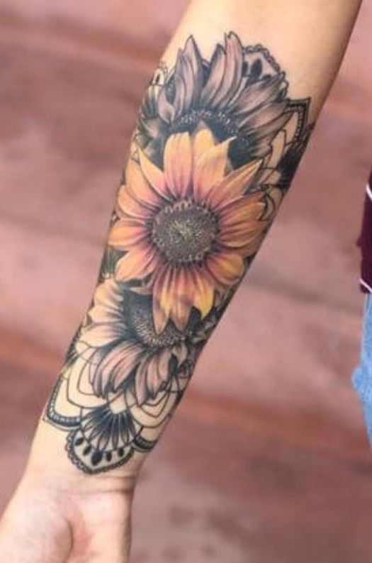 hình xăm hoa may mắn toàn bộ cẳng tay 666+ hình xăm hoa may mắn nhiều anh em đang tìm kiếm - Genztattoo
