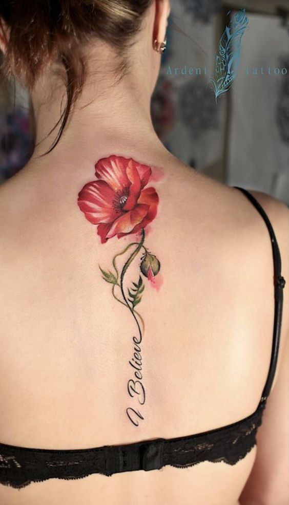 hình xăm hoa may mắn ở lưng cho nữ 666+ hình xăm hoa may mắn nhiều anh em đang tìm kiếm - Genztattoo