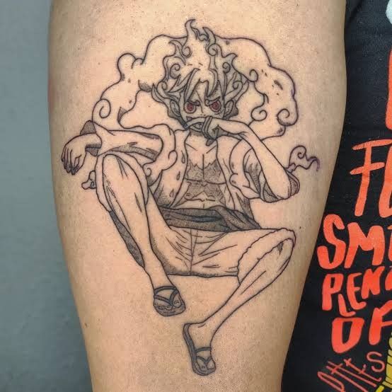 hình xăm luffy tức giận Tổng hợp 777+ hình xăm luffy độc đáo và ấn tượng nhất - Genztattoo