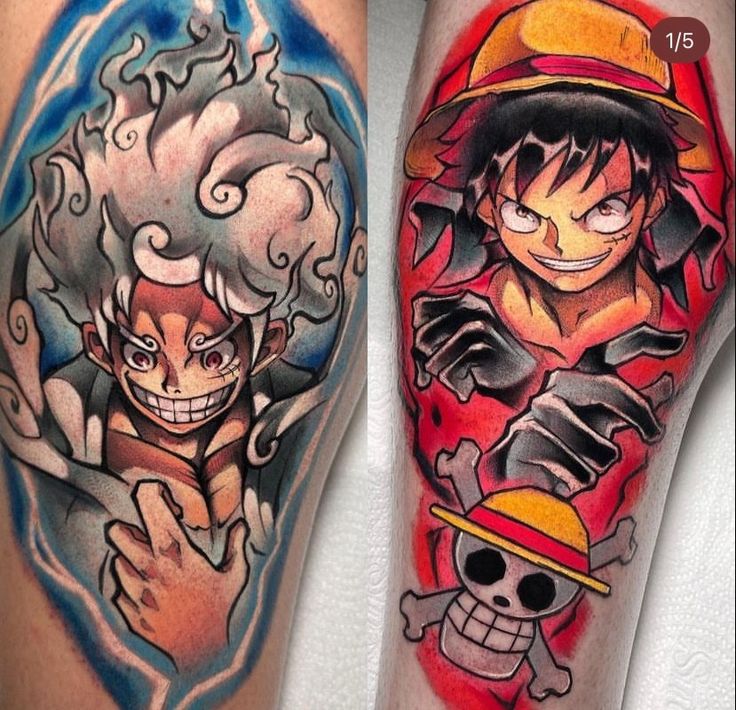 hình xăm luffy đầy màu sắc độc đáo Tổng hợp 777+ hình xăm luffy độc đáo và ấn tượng nhất - Genztattoo