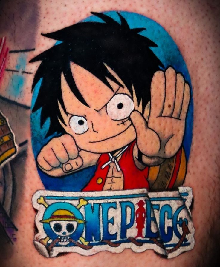 hình xăm luffy màu sắc rực rỡ Tổng hợp 777+ hình xăm luffy độc đáo và ấn tượng nhất - Genztattoo