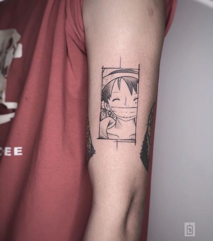 hình xăm luffy nhỏ đẹp Tổng hợp 777+ hình xăm luffy độc đáo và ấn tượng nhất - Genztattoo