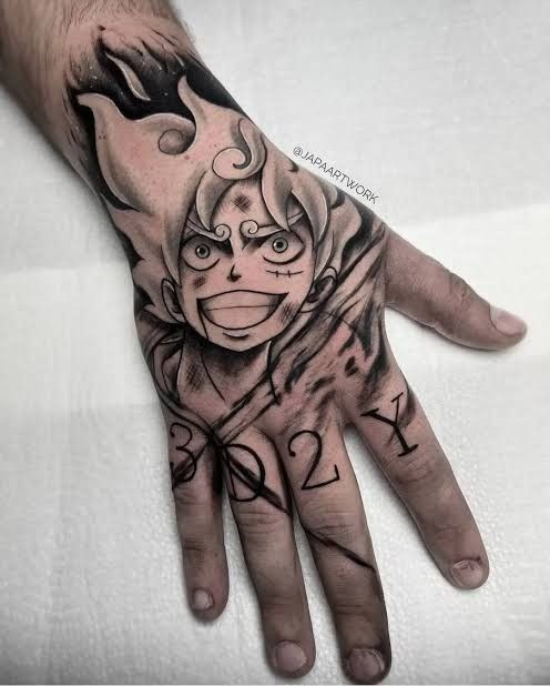 Hình xăm Luffy trên tay Tổng hợp 777+ hình xăm luffy độc đáo và ấn tượng nhất - Genztattoo
