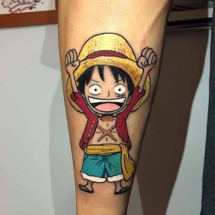 hình xăm luffy siêu dễ thương Tổng hợp 777+ hình xăm luffy độc đáo và ấn tượng nhất - Genztattoo