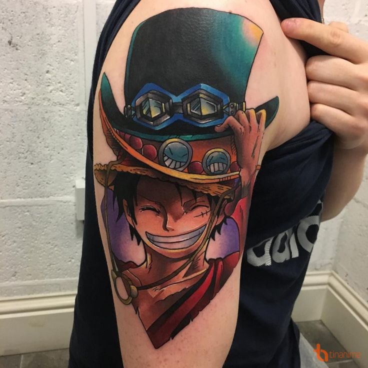 Hình xăm Luffy ở bắp tay Tổng hợp 777+ hình xăm luffy độc đáo và ấn tượng nhất - Genztattoo