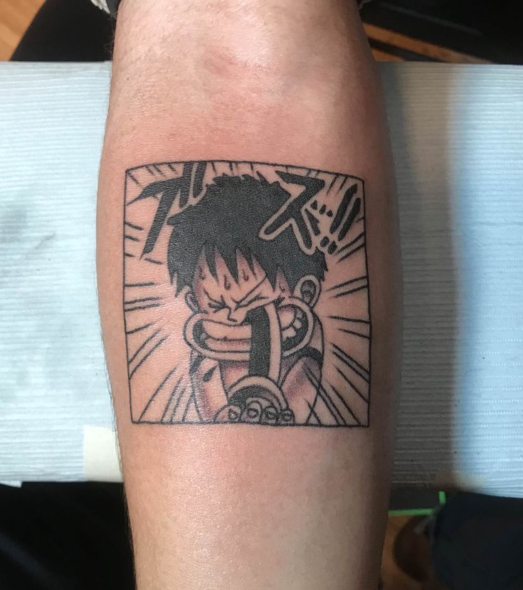Hình xăm Luffy trên cánh tay Tổng hợp 777+ hình xăm luffy độc đáo và ấn tượng nhất - Genztattoo