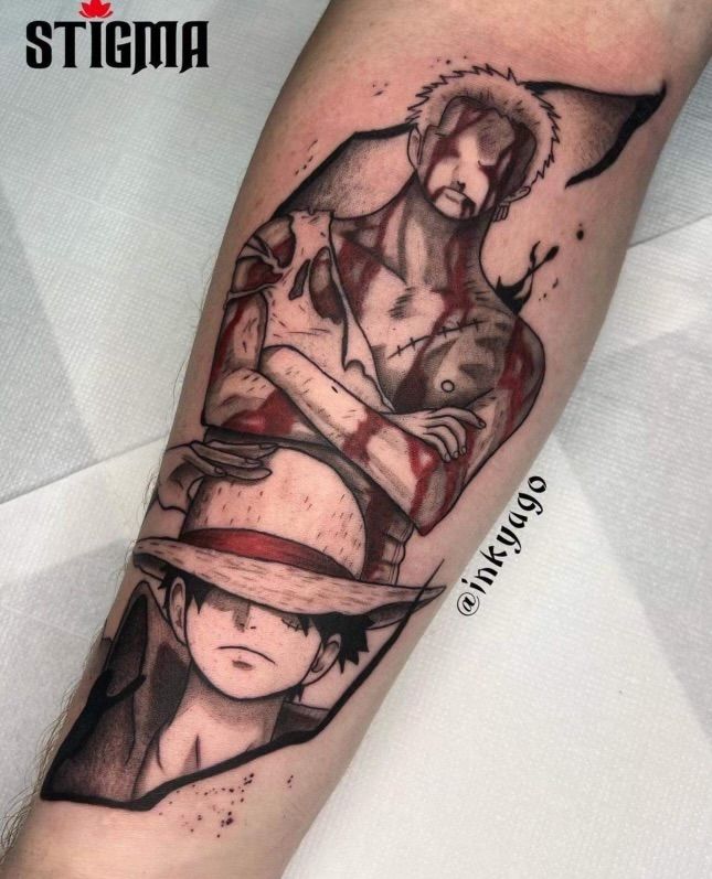 hình xăm luffy siêu ngầu dành cho nam Tổng hợp 777+ hình xăm luffy độc đáo và ấn tượng nhất - Genztattoo