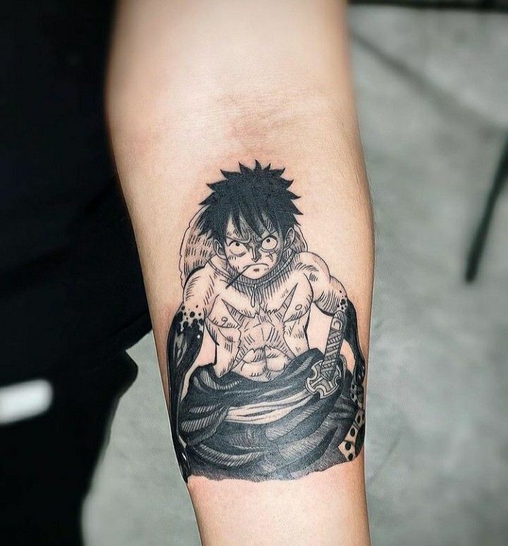 Hình xăm nhân vật Luffy Tổng hợp 777+ hình xăm luffy độc đáo và ấn tượng nhất - Genztattoo