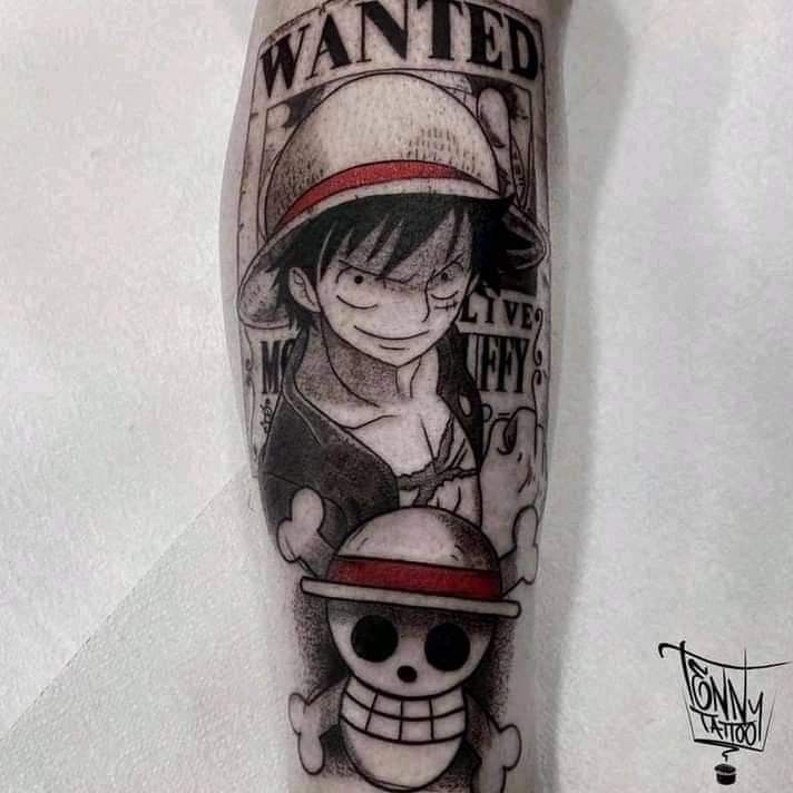 Hình xăm nhân vật Luffy Tổng hợp 777+ hình xăm luffy độc đáo và ấn tượng nhất - Genztattoo