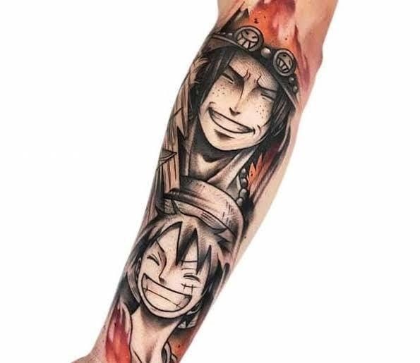 Hình xăm nhân vật Luffy cười vui vẻ Tổng hợp 777+ hình xăm luffy độc đáo và ấn tượng nhất - Genztattoo