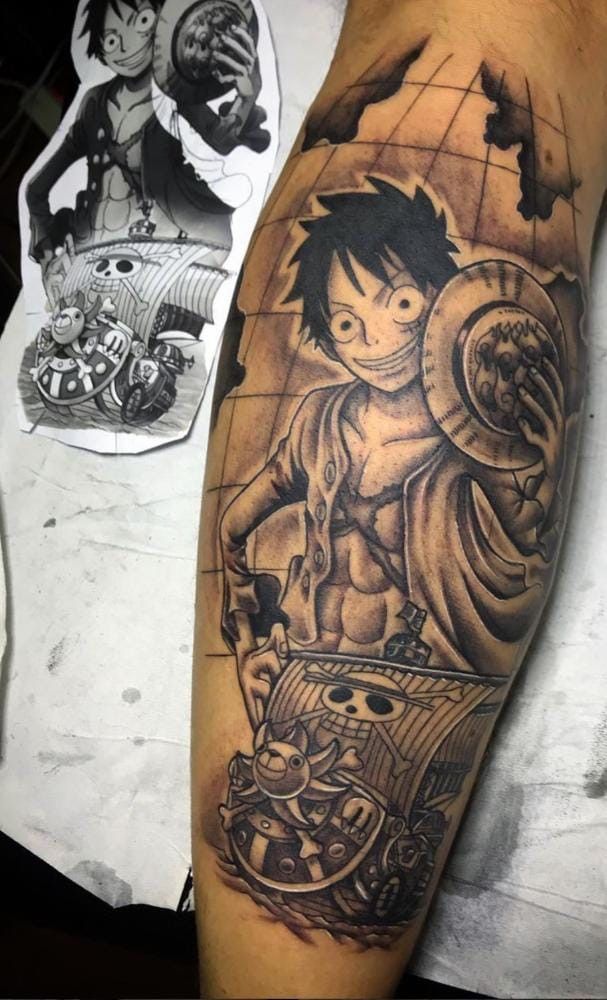 hình xăm nhân vật luffy ý nghĩa Tổng hợp 777+ hình xăm luffy độc đáo và ấn tượng nhất - Genztattoo