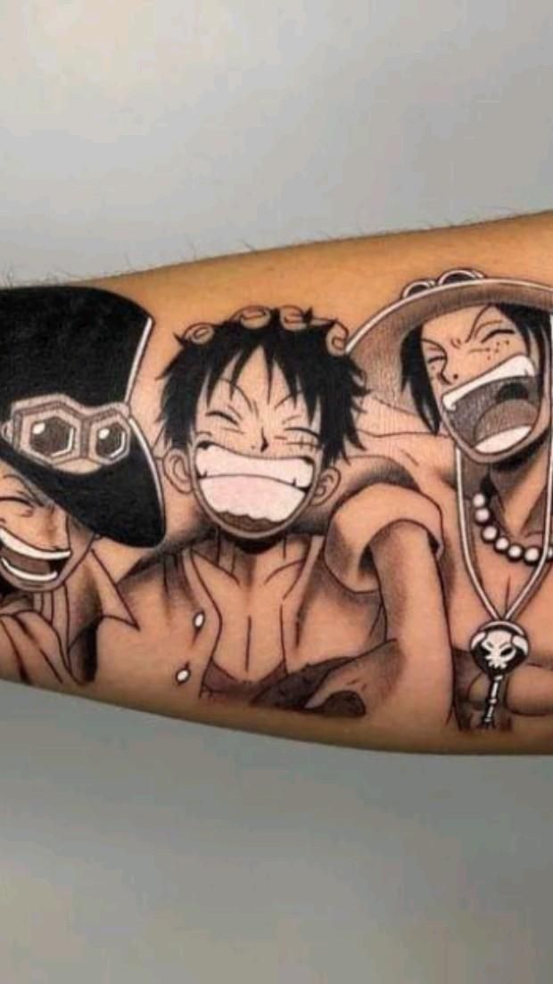 hình xăm luffy và đồng bọn Tổng hợp 777+ hình xăm luffy độc đáo và ấn tượng nhất - Genztattoo