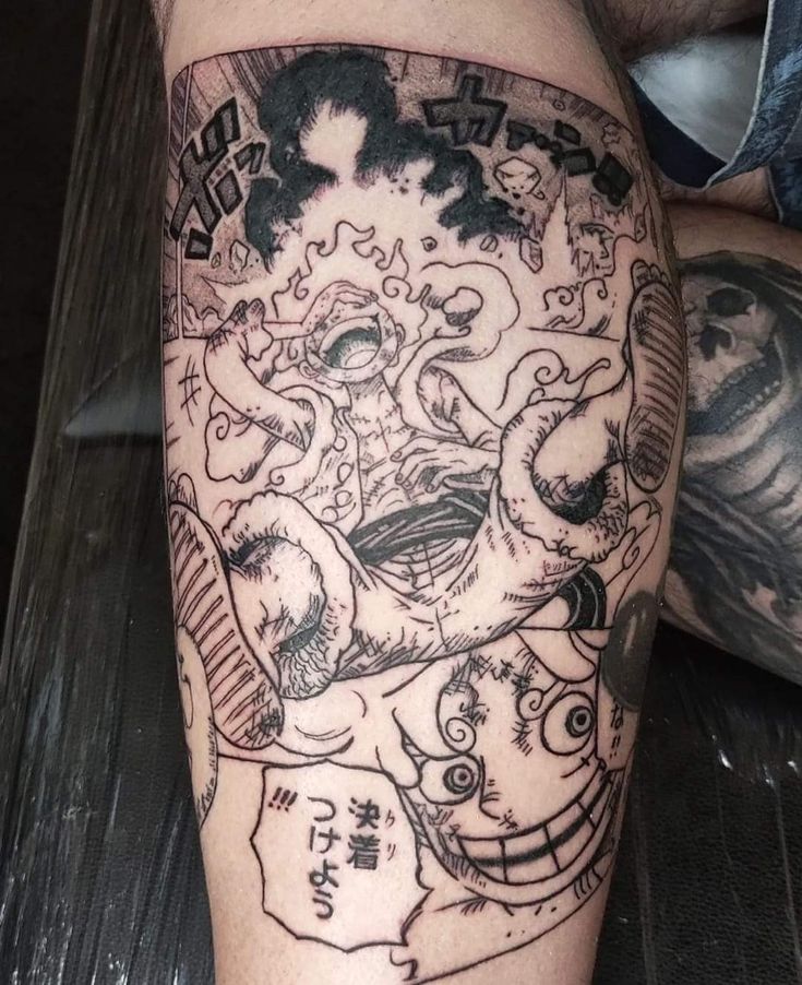 hình xăm luffy đen trắng siêu dễ thương Tổng hợp 777+ hình xăm luffy độc đáo và ấn tượng nhất - Genztattoo