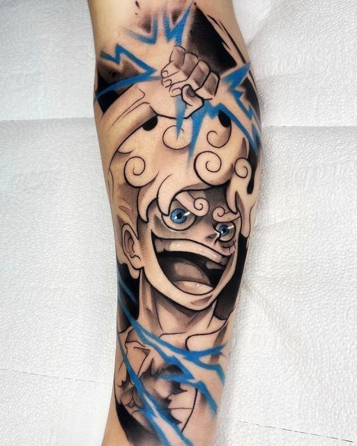 hình xăm luffy đẹp trên cánh tay cho nam Tổng hợp 777+ hình xăm luffy độc đáo và ấn tượng nhất - Genztattoo