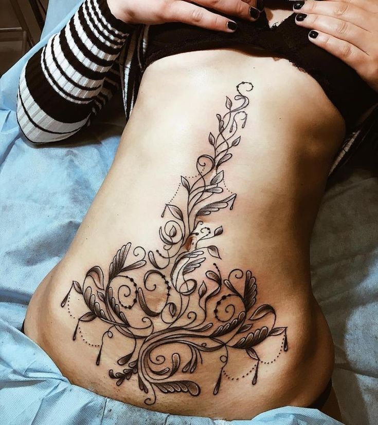 Gợi ý hơn 700 mẫu hình xăm ở bụng độc lạ - Genztattoo