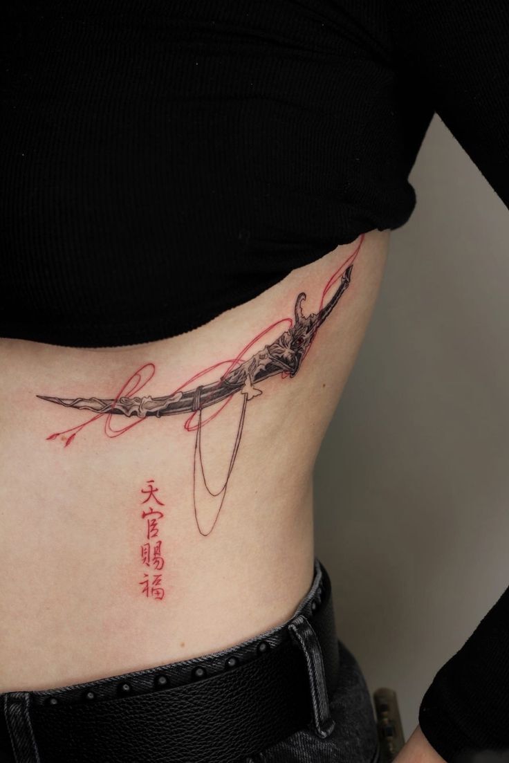 hình xăm nhỏ với chữ tiếng Trung tattoo mini kèm dòng chữ trung