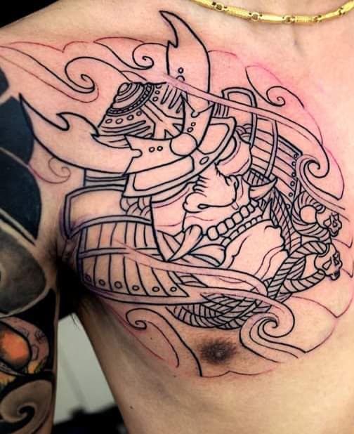 200 mẫu hình xăm mặt quỷ samurai chọn lọc đẹp nhất 2024 - Genztattoo