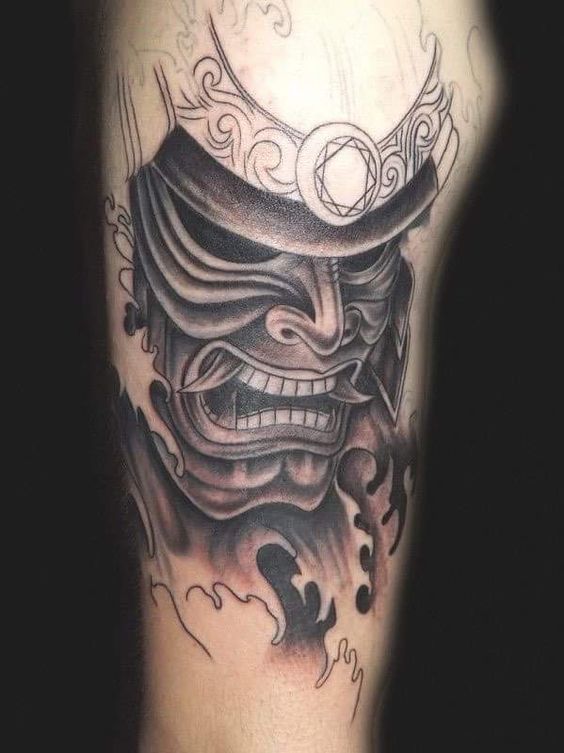 200 mẫu hình xăm mặt quỷ samurai chọn lọc đẹp nhất 2024 - Genztattoo