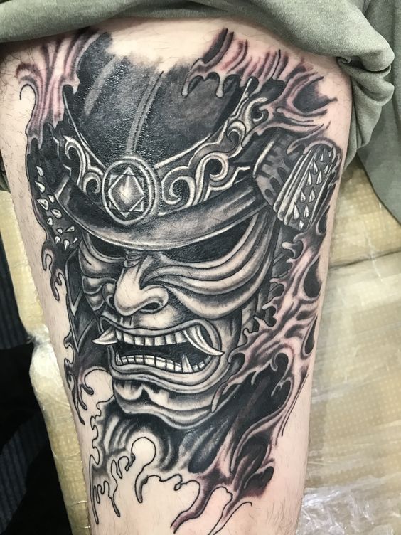 200 mẫu hình xăm mặt quỷ samurai chọn lọc đẹp nhất 2024 - Genztattoo