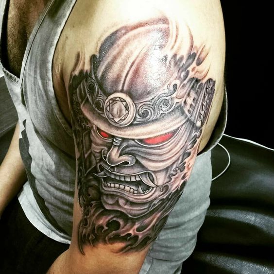 200 mẫu hình xăm mặt quỷ samurai chọn lọc đẹp nhất 2024 - Genztattoo