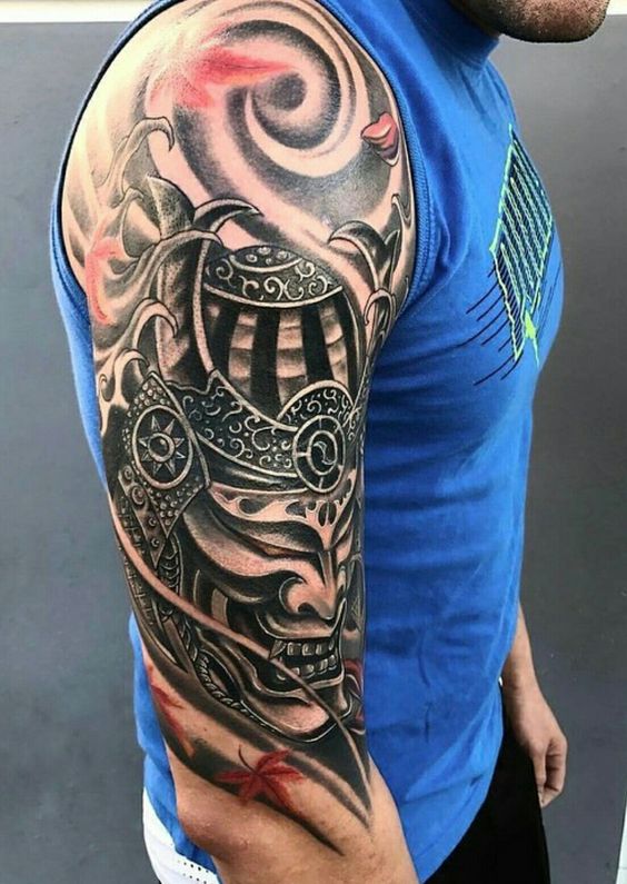 200 mẫu hình xăm mặt quỷ samurai chọn lọc đẹp nhất 2024 - Genztattoo