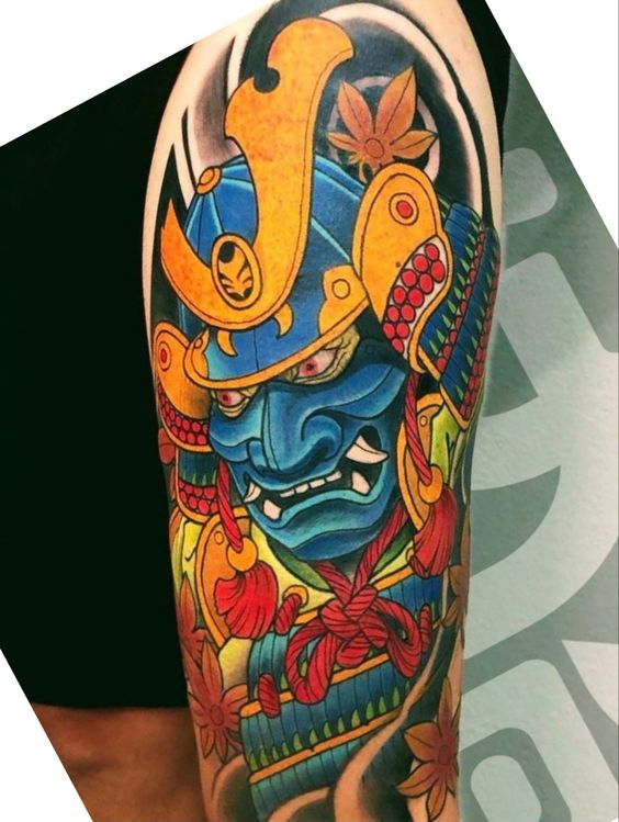 200 mẫu hình xăm mặt quỷ samurai chọn lọc đẹp nhất 2024 - Genztattoo