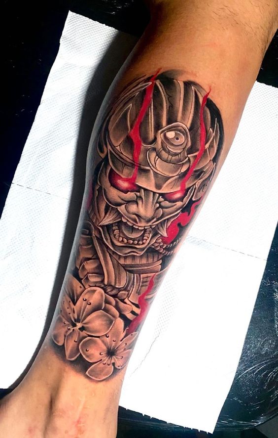 200 mẫu hình xăm mặt quỷ samurai chọn lọc đẹp nhất 2024 - Genztattoo