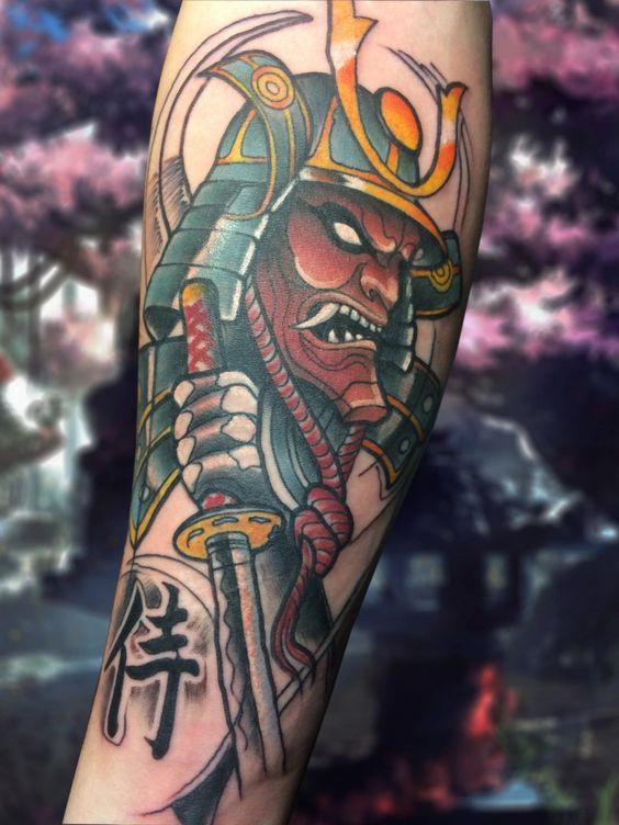 200 mẫu hình xăm mặt quỷ samurai chọn lọc đẹp nhất 2024 - Genztattoo