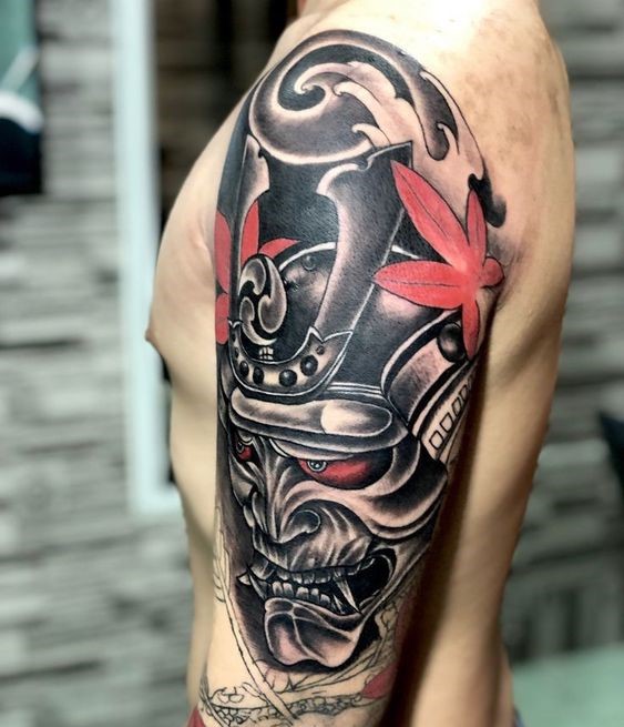 200 mẫu hình xăm mặt quỷ samurai chọn lọc đẹp nhất 2024 - Genztattoo