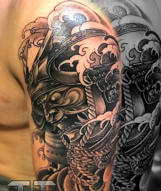 200 mẫu hình xăm mặt quỷ samurai chọn lọc đẹp nhất 2024 - Genztattoo