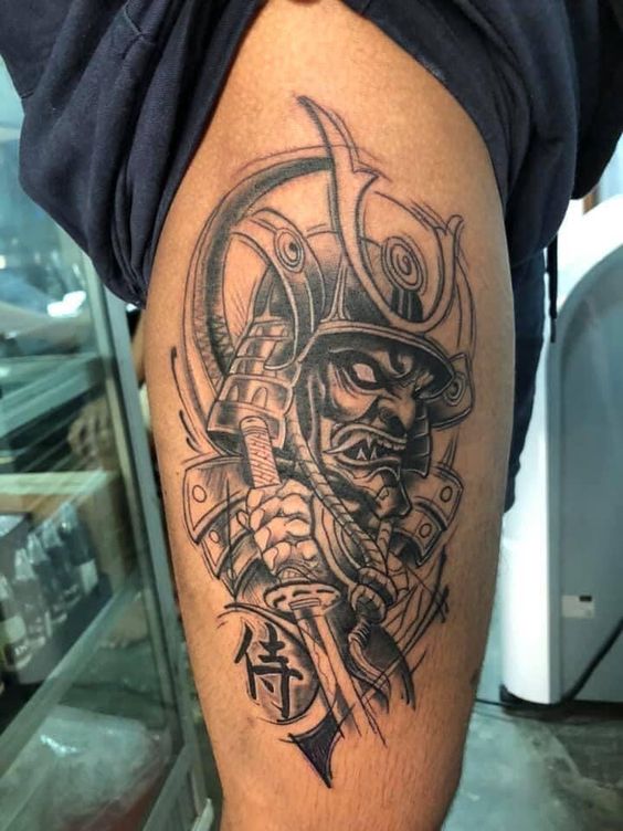 200 mẫu hình xăm mặt quỷ samurai chọn lọc đẹp nhất 2024 - Genztattoo