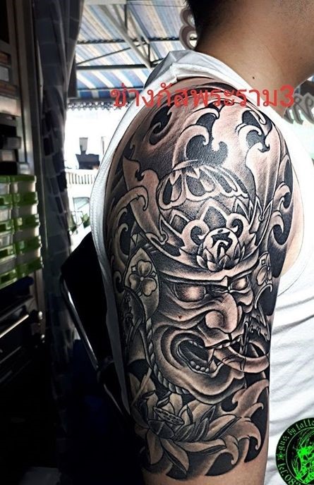 200 mẫu hình xăm mặt quỷ samurai chọn lọc đẹp nhất 2024 - Genztattoo