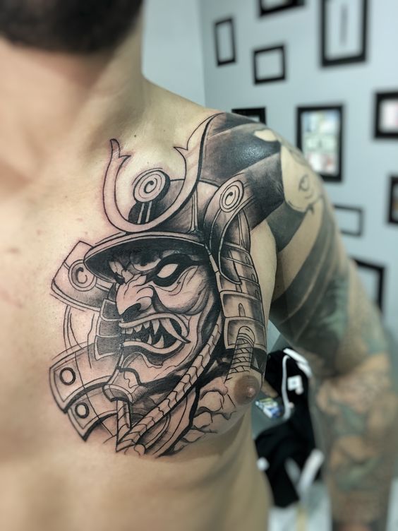 200 mẫu hình xăm mặt quỷ samurai chọn lọc đẹp nhất 2024 - Genztattoo