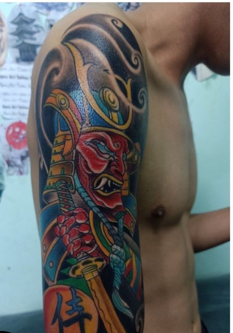 200 mẫu hình xăm mặt quỷ samurai chọn lọc đẹp nhất 2024 - Genztattoo