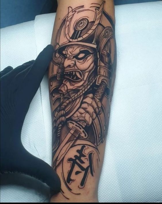 200 mẫu hình xăm mặt quỷ samurai chọn lọc đẹp nhất 2024 - Genztattoo