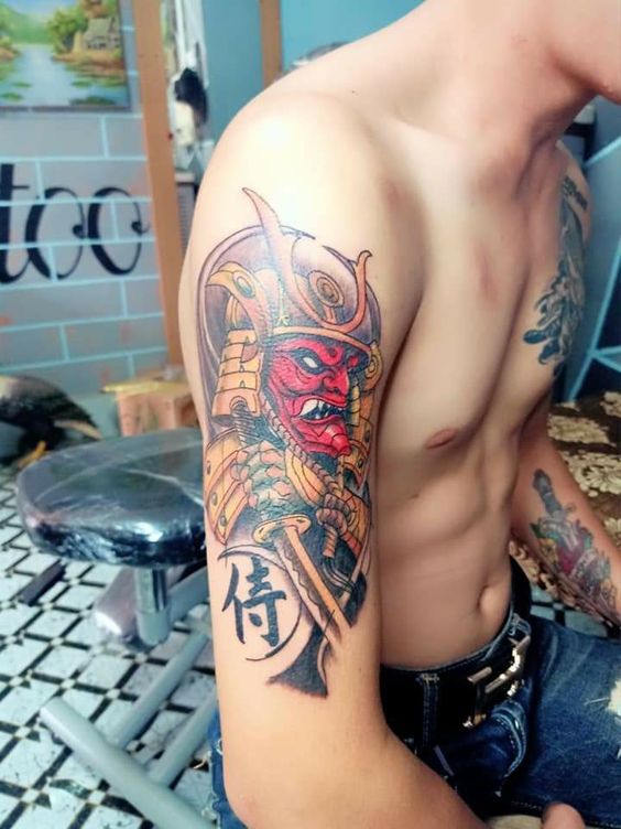 200 mẫu hình xăm mặt quỷ samurai chọn lọc đẹp nhất 2024 - Genztattoo