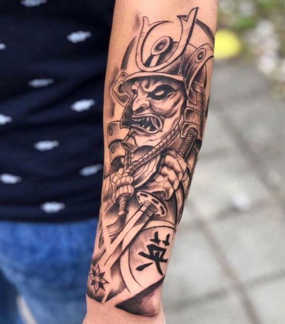 200 mẫu hình xăm mặt quỷ samurai chọn lọc đẹp nhất 2024 - Genztattoo