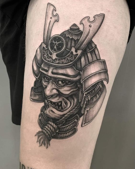 200 mẫu hình xăm mặt quỷ samurai chọn lọc đẹp nhất 2024 - Genztattoo