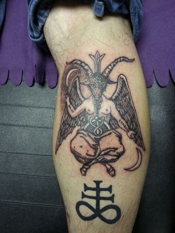 bí ẩn với mẫu hình xăm dê satan độc đáo bí ẩn với mẫu tattoo dê satan độc đáo