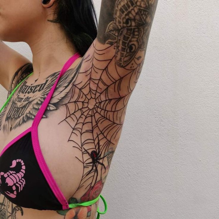 mẫu tattoo cực chất cho nữ với hình nhện mẫu tattoo cực chất cho nữ với hình nhện