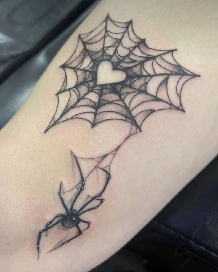 tattoo mạng nhện trái tim đẹp tattoo mạng nhện trái tim đẹp