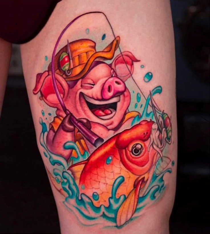 Gợi ý 300+ hình xăm con lợn siêu ngầu và cute cho anh em - Genztattoo