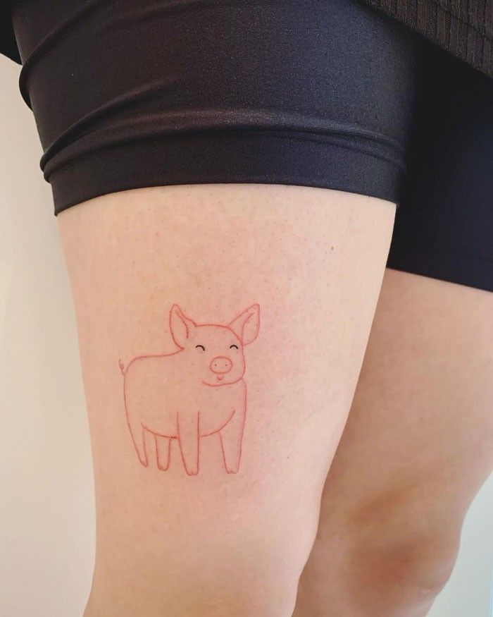 Gợi ý 300+ hình xăm con lợn siêu ngầu và cute cho anh em - Genztattoo