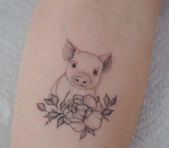 Gợi ý 300+ hình xăm con lợn siêu ngầu và cute cho anh em - Genztattoo