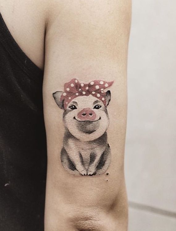 Gợi ý 300+ hình xăm con lợn siêu ngầu và cute cho anh em - Genztattoo