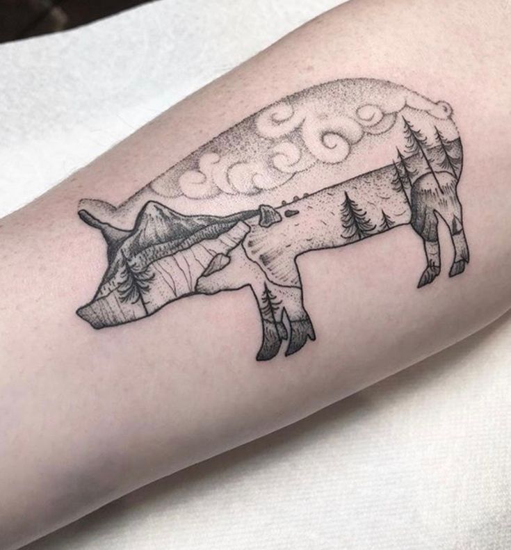 Gợi ý 300+ hình xăm con lợn siêu ngầu và cute cho anh em - Genztattoo